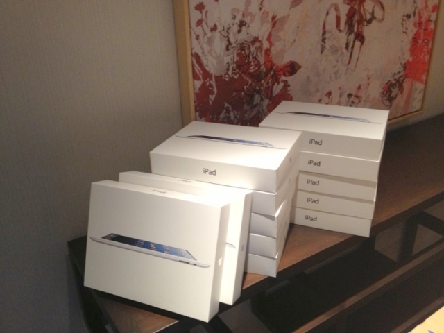 iPadが届きました【福岡・ホテルフォルツァ博多開業カウントダウンあと15日】