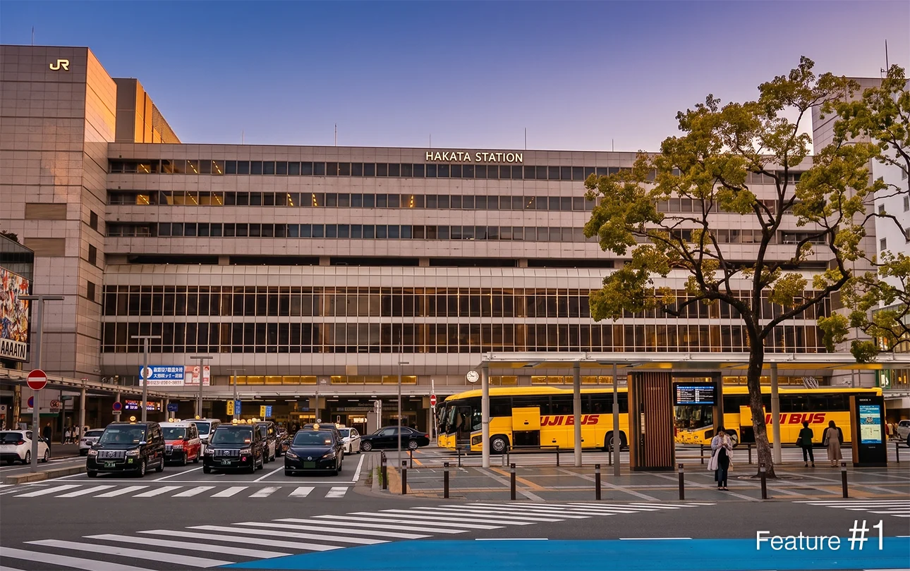 JR博多駅筑紫口より徒歩1分の好立地