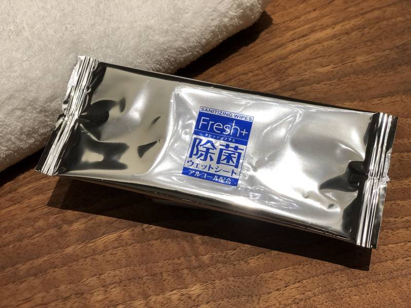 新型コロナウイルス感染予防対策【除菌ウェットシート】