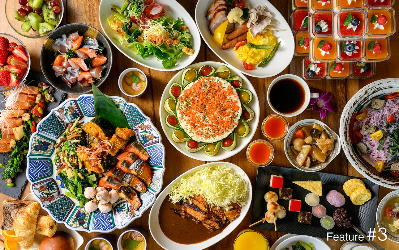 ご当地メニューも!美味しい朝食